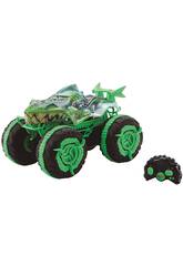 Hot Wheels Monster Trucks Mutant Chaos Vehículo Radio Control Great Bite