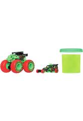 Hot Wheels Monster Trucks Mutant Chaos Pack 2 Vehículos Mutantes y Slime