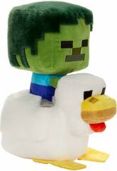 Minecraft Peluche Zombie Chicken Jockey de 30 cm