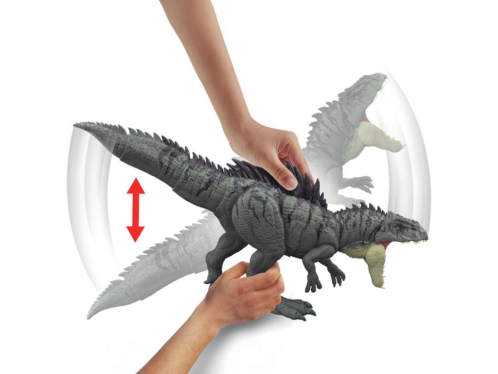 Jurassic World Survival Figura Giganotosaurus Mordisco Colosal de 53 cm con Sonido