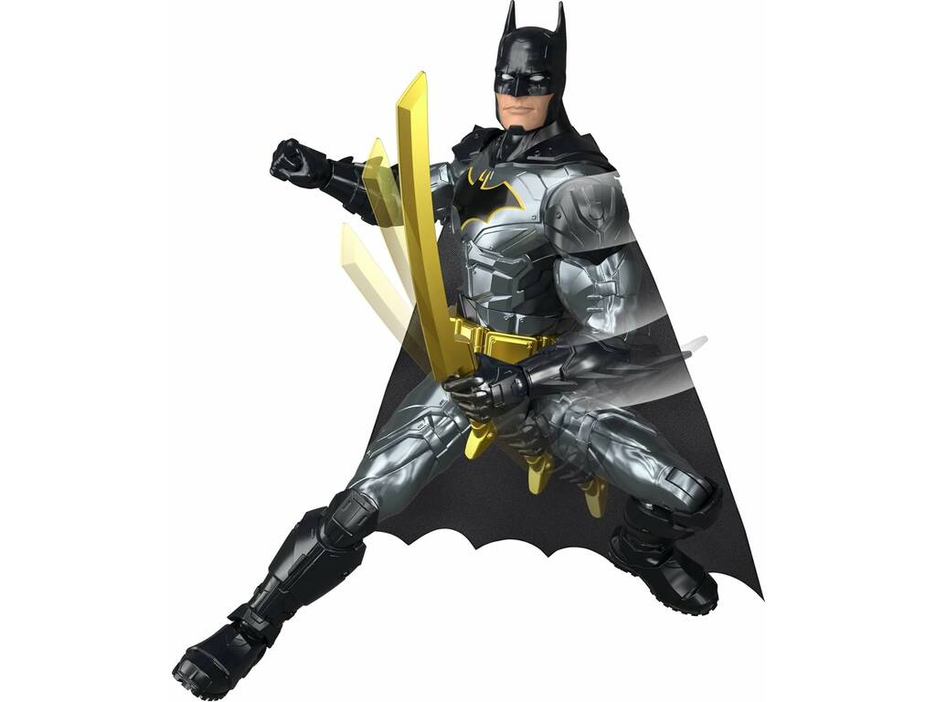 DC Super-Villains Figura Batman Justiciero 30 cm con Sonidos y Accesorios