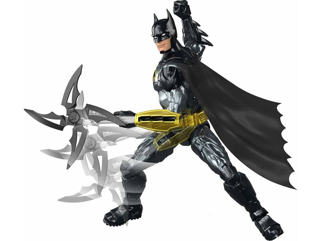 DC Super-Villains Figura Batman Justiciero 30 cm con Sonidos y Accesorios