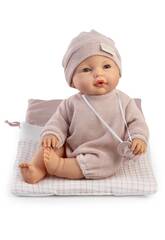 Muñeca Bebé Bimba Lloro Dormilona de 37 cm con Chupete y Saco