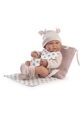 Muñeca Recién Nacida Nica Con Bolso Cambiador 42 cm. Antonio Juan 50431