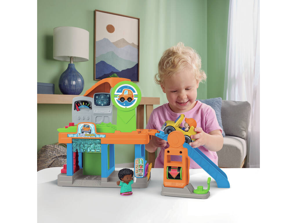Fisher Price Little People S'amuser à la station-service