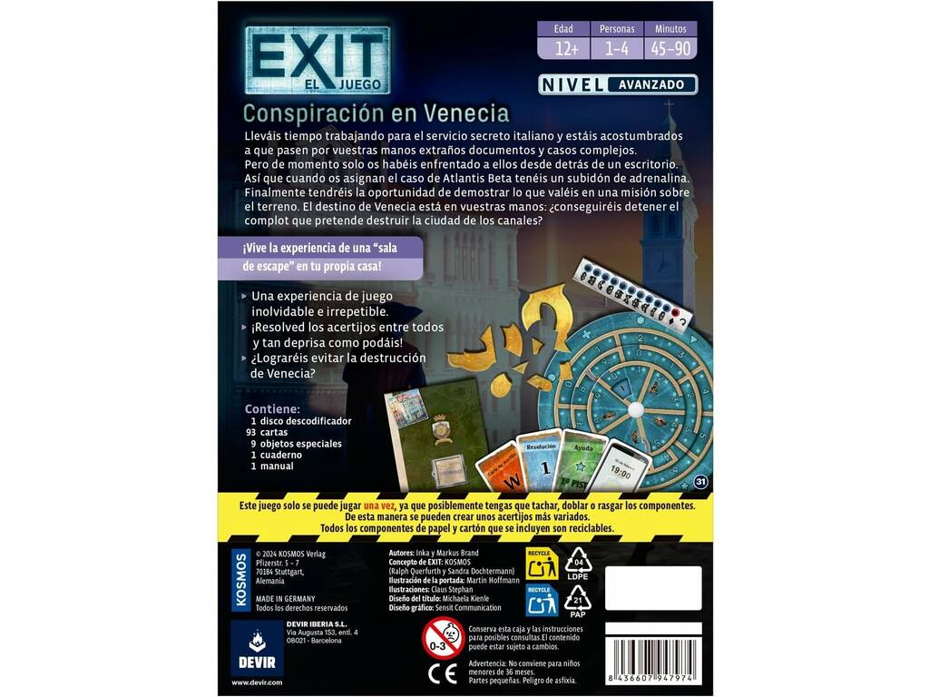 Exit O Jogo Conspiração em Veneza - imagen 3