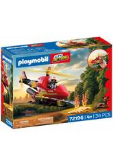 Playmobil City Action Hélicoptère de pompiers