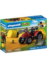 Playmobil Country Grand tracteur avec balles de foin