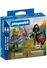 Playmobil Dou Pack Duello tra Cavalieri