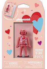 Carte de vœux Playmobil Amour