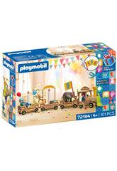 Playmobil Gift Tren de Cumpleaños