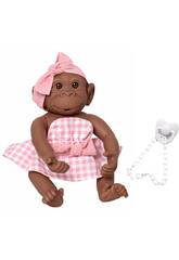 Bebé Macaco de 25 cm com Chupeta