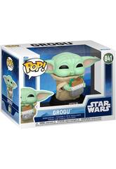 Funko Pop Star Wars The Mandalorian And Grogu Figura Grogu a Comer com Cabeça Oscilante