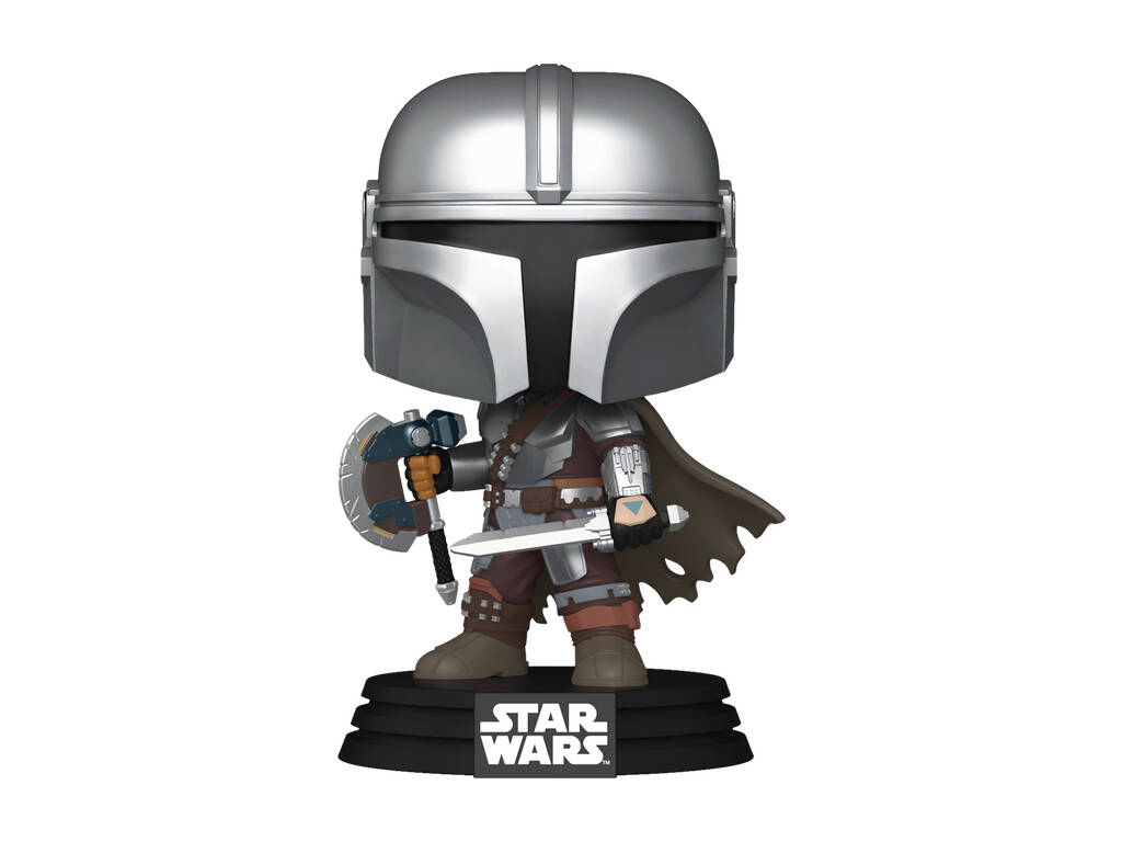 Funko Pop Star Wars The Mandalorian And Grogu Figura The Mandalorian con Cabeza Oscilante - imagen 2