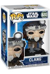 Funko Pop Star Wars The Mandalorian And Grogu Figura Clang com Cabeça Oscilante