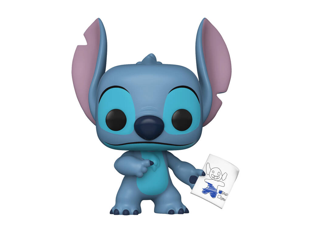 Funko Pop Disney Lilo & Stitch - Figura di Stitch con disegno
