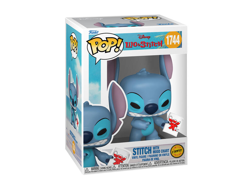 Funko Pop Disney Lilo & Stitch - Figura di Stitch con disegno
