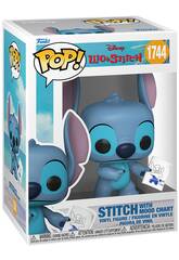 Figurine Funko Pop Disney Lilo & Stitch Stitch avec dessin
