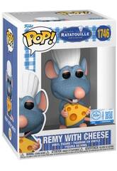 imagen Funko Pop Disney Pixar Ratatouille Figura Remy con Queso