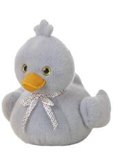 Peluche canard Cua-Cua de 28 cm avec nœud