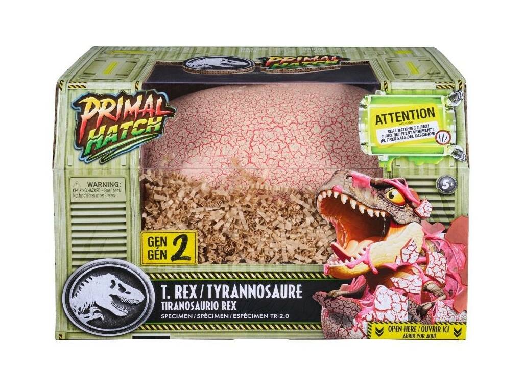 Primal Hatch Jurassic World T. Rex interactif Gen 2