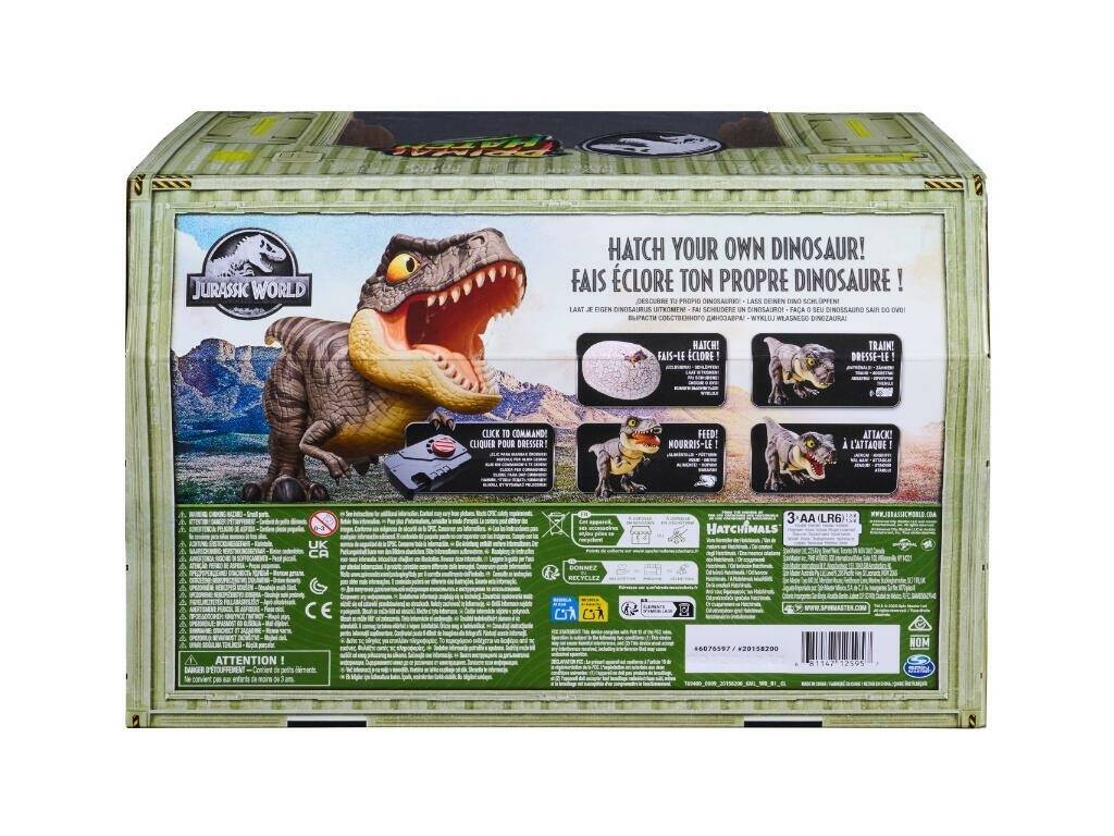 Primal Hatch Jurassic World T. Rex interactif Gen 2