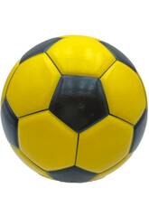 Balle pour enfants en mousse jaune et noire de 15 cm