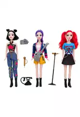 K-Pop Music Hunters Pack de 3 Poupées de 30 cm avec Accessoires