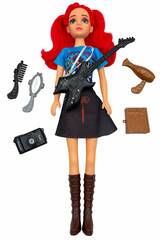 K-Pop Music Hunters Boneca de Cabelo Ruivo de 42 cm com Acessórios 
