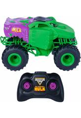 Monster Jam Veículo Rádio Controlo Marvel Hulk 1:24