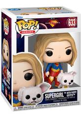 Figurine Funko Pop Heroes Supergirl DC Supergirl avec Krypto