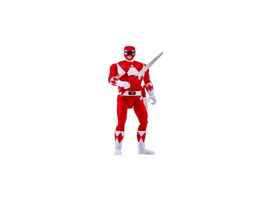 Figurine Auto-Morphin Power Rangers Mighty Morphin Re-Ignition de 14 cm avec accessoires