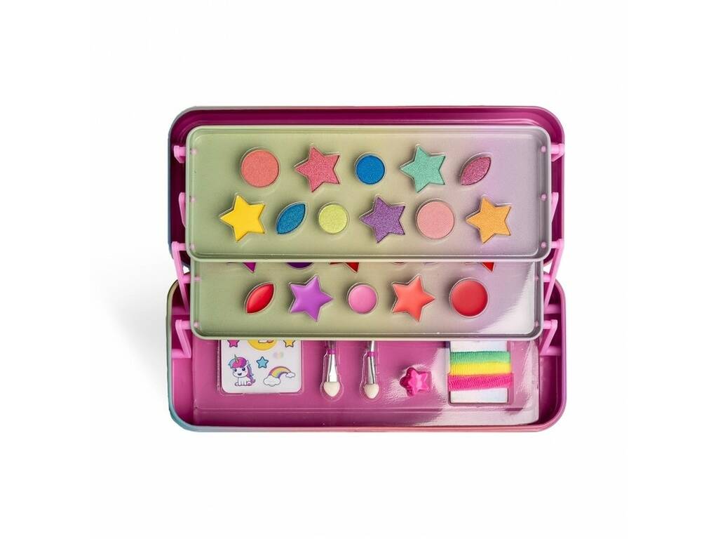 Martinelia Little Unicorn Trousse en métal à 3 niveaux