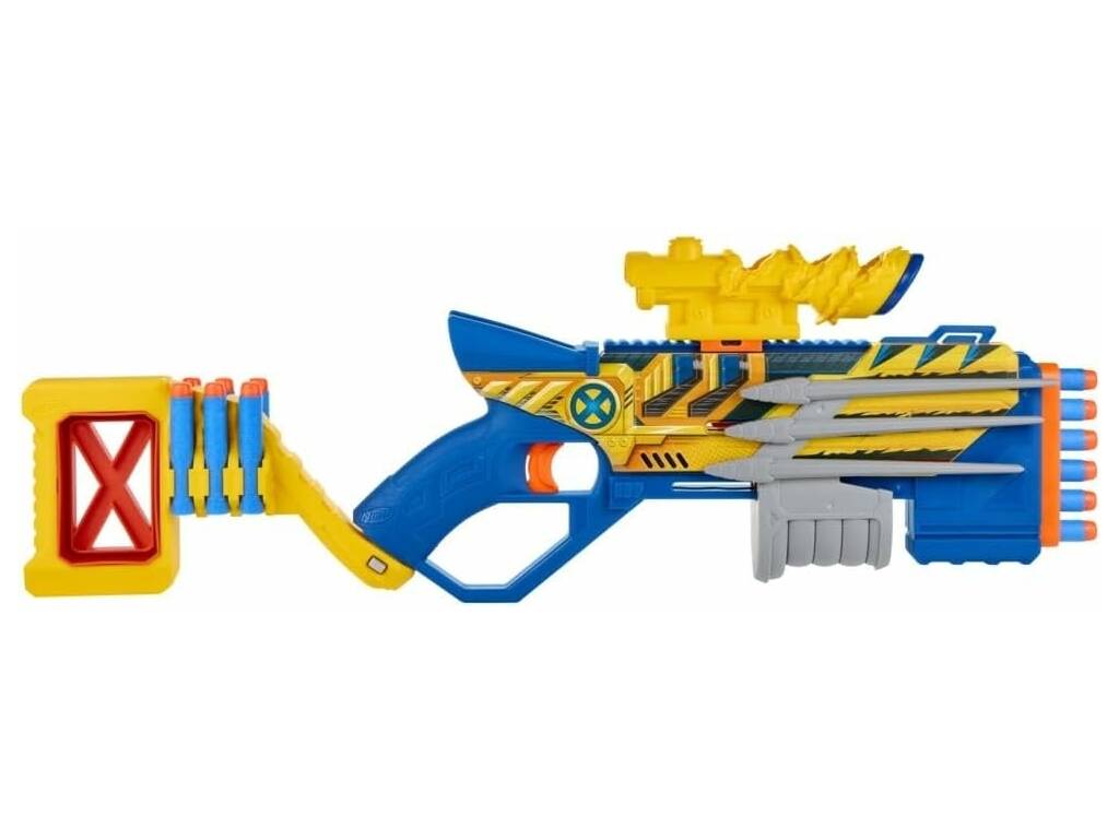 Nerf X-Men '97 Marvel's Wolverine Blaster mit 12 Elite-Darts