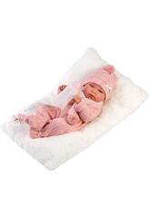 Poupée nouveau-né Nica, 40 cm, avec coussin