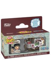 imagen Figurine Funko Pop Bitty Rides One Piece Monkey D. Luffy avec le Thousand Sunny