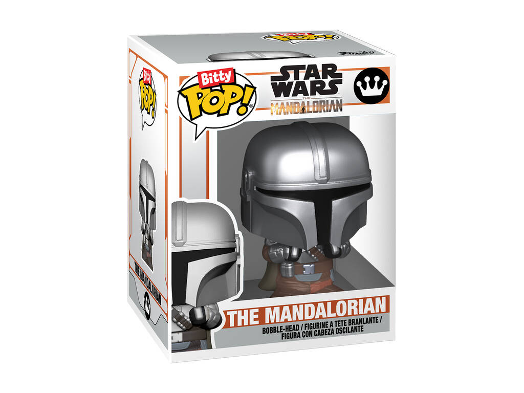 Funko Pop Bitty Rides Star Wars Figura The Mandalorian con N1 Starfighter con Grogu - imagen 2