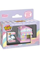 Funko Bitty Pop Towns Hello Kitty et ses amis Chef Cinnamaroll avec café