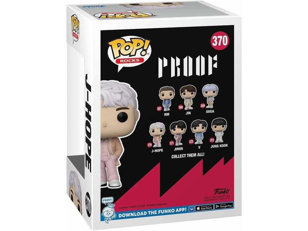 Figurine Funko Pop Rocks BTS J-Hope - imagen 3
