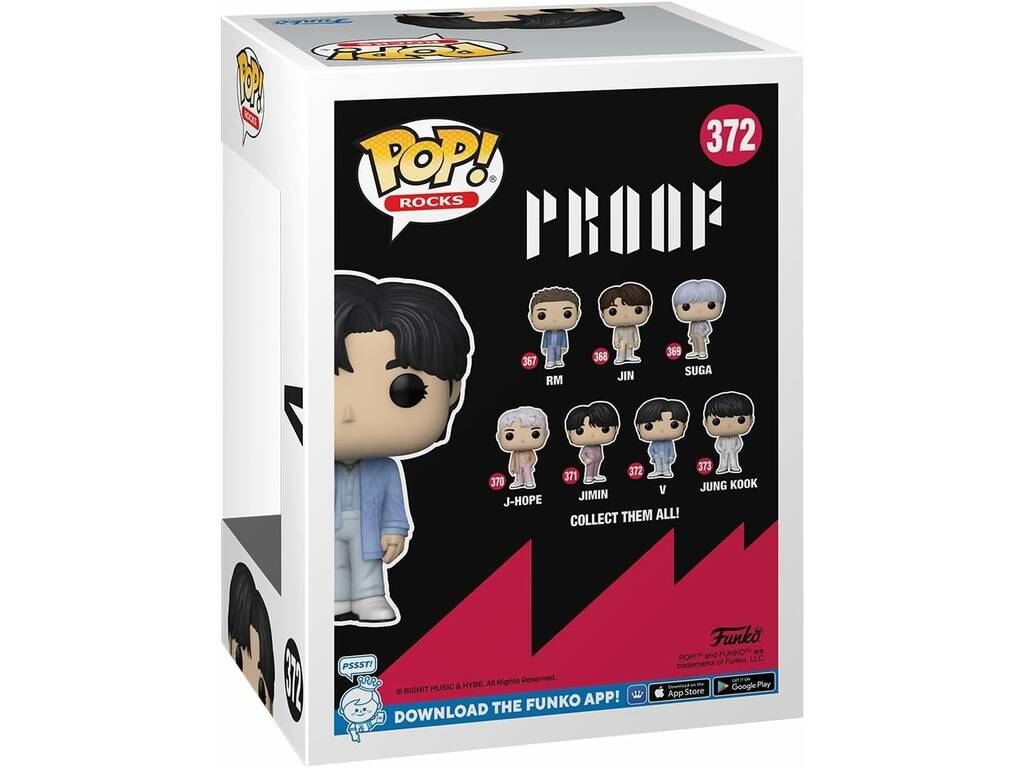 Figurine Funko Pop Rocks BTS V - imagen 3