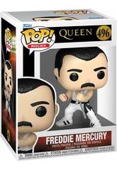 Figurine Funko Pop Rocks Queen Freddie Mercury look blanc