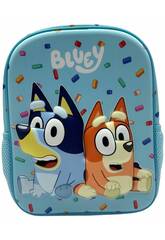 Sac à dos Bluey 3D pour la maternelle, 30 x 26 x 8 cm