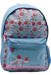 Sac à dos Sanrio Cinnamoroll pour l'école primaire, adaptable à un chariot, 42 x 30 x 11 cm