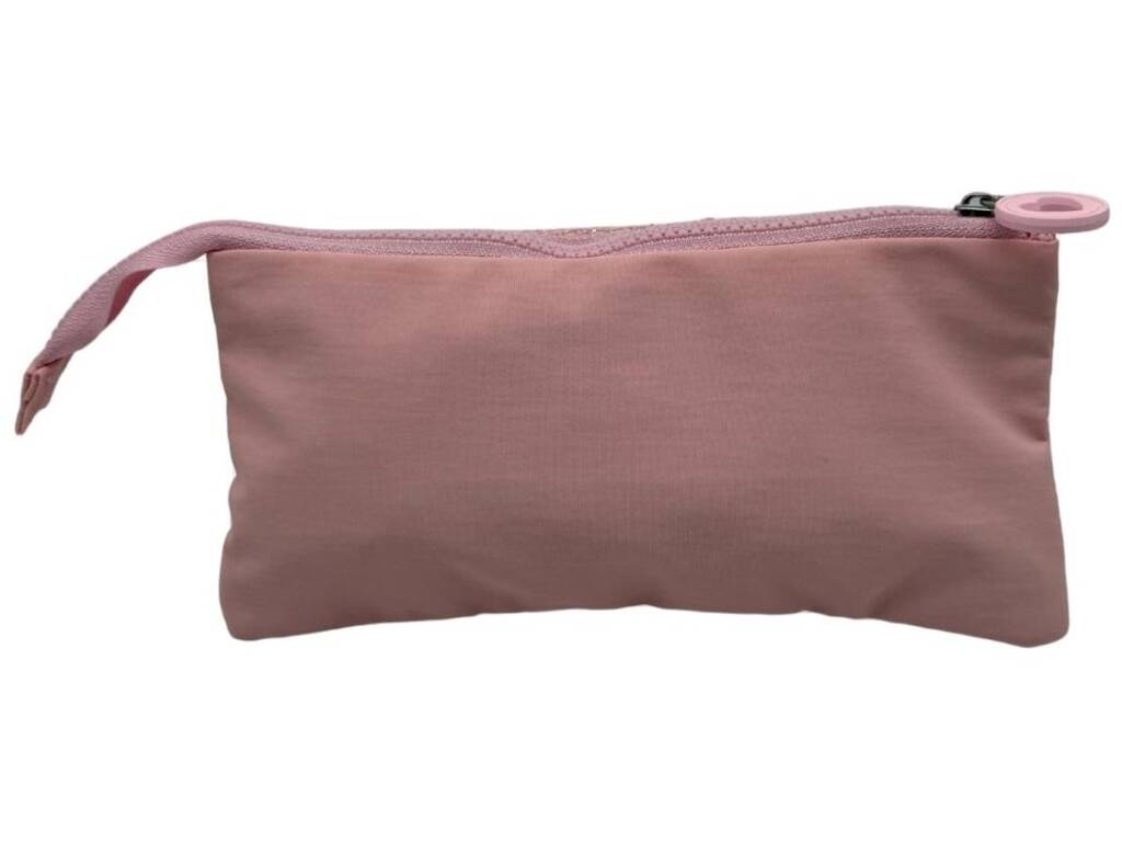 Blin Blin Portatodo Triple Rosa Brillante de 11x23x5 cm