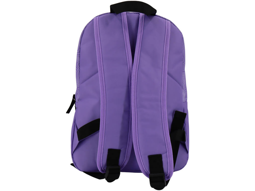 K-Pop Demon Hunters Mochila Violeta de 38x28x16 cm
