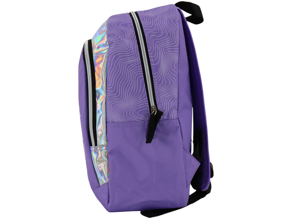 K-Pop Demon Hunters Mochila Violeta de 38x28x16 cm