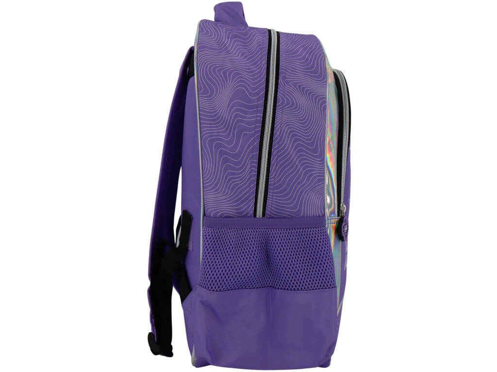 K-Pop Demon Hunters Mochila Violeta de 41x31x15 cm