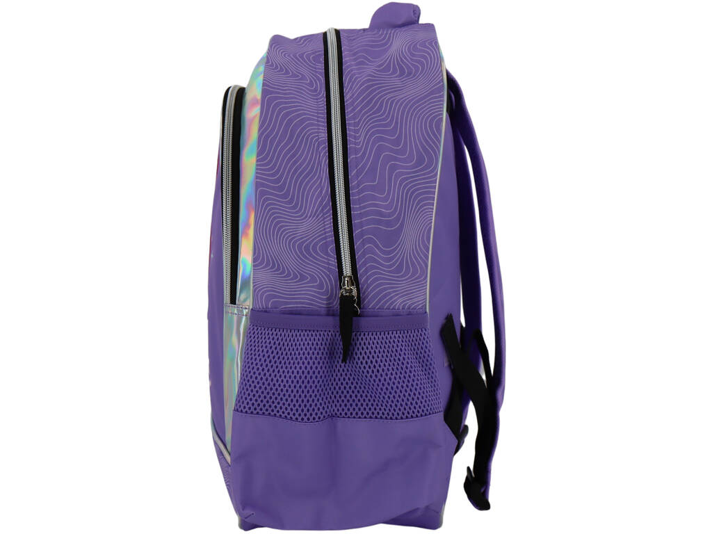 K-Pop Demon Hunters Mochila Violeta de 41x31x15 cm