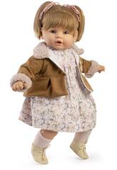 Baby Dulzona Puppe 62 cm mit Schnuller und Weinen