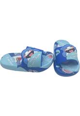 Chanclas Infantiles Tiburón Azul Talla 26-27